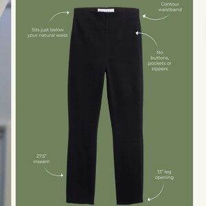 Frank & Eileen Derry Illusion Pull-on Jeans Black Size 25